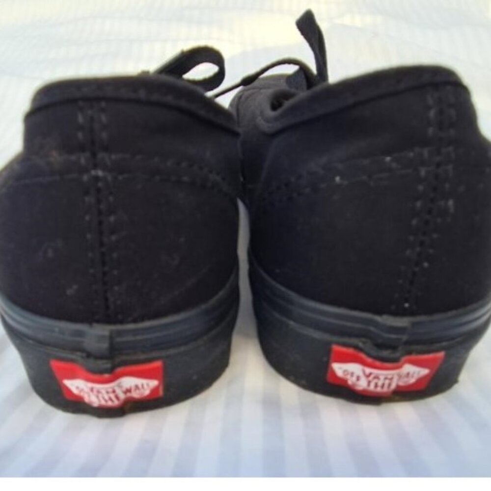 Vans Authentic Skate Shoes, Men's, Size: 8.5 / Women's 10 Black